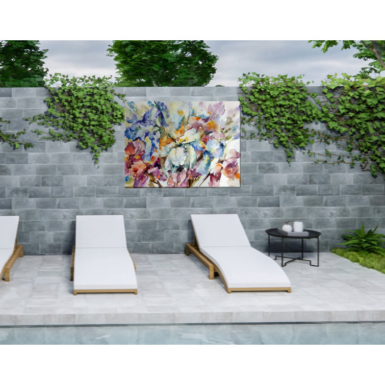 Orren Ellis Outburst Outdoor Wall Canvas Art Wayfair